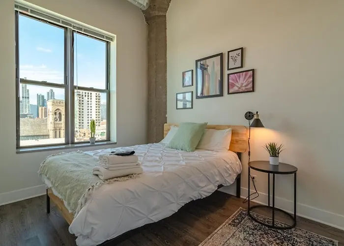 Spacious 2br South Loop With Skyline View, Optional Parking And Gym Access Near Mccormick Place And Soldier Field Apartamento Chicago